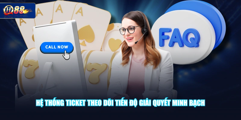 Hệ thống ticket theo dõi tiến độ giải quyết minh bạch