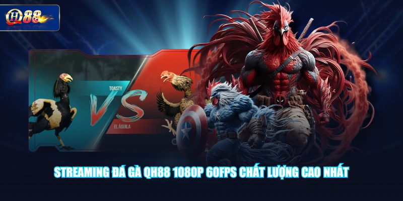 Streaming Đá Gà QH88 1080p 60fps chất lượng cao nhất